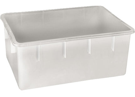 MASTELLONE RETTANGOLARE IN POLIETILENE COLORE BIANCO