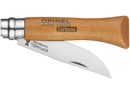 OPINEL COLTELLO CLASSICO CON MANICO IN FAGGIO LAMA AL CARBONIO