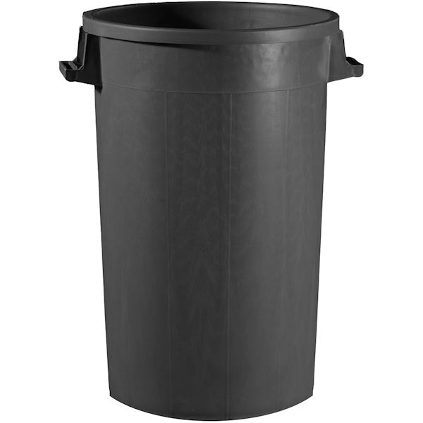 BIDONE PORTAIMMONDIZIE IN PLASTICA COLORE NERO SENZA COPERCHIO