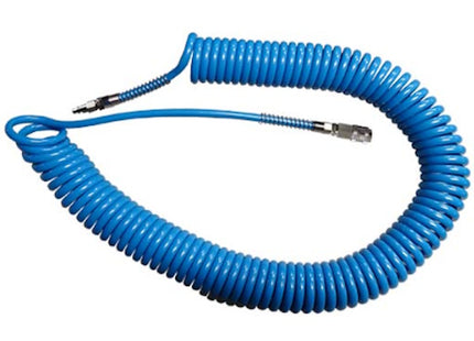 KONFIT TUBO ARIA POLIURETANO SPIRALE BLU CON RACCORDI