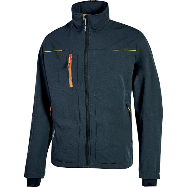 U-POWER GIACCA IN TESSUTO PLUTON CON CAPPUCCIO COLORE DEEP BLUE TG.S*