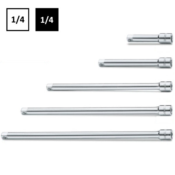 BETA   900/... PROLUNGA CON ATTACCO QUADRO MASCHIO E FEMMINA 1/4"