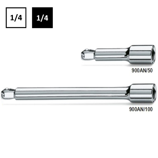 BETA   900AN PROLUNGA CON ATTACCO QUADRO MASCHIO E FEMMINA ANGOLARE 1/4"