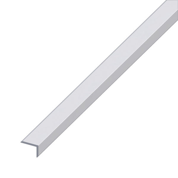 ALFER PROFILO PROTEZIONE BORDI ALLUMINIO ANODIZZATO ARGENTO MT.2