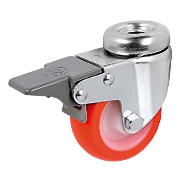TELLURE ROTA RUOTA 36 SUPPORTO GIREVOLE CON FORO+FRENO