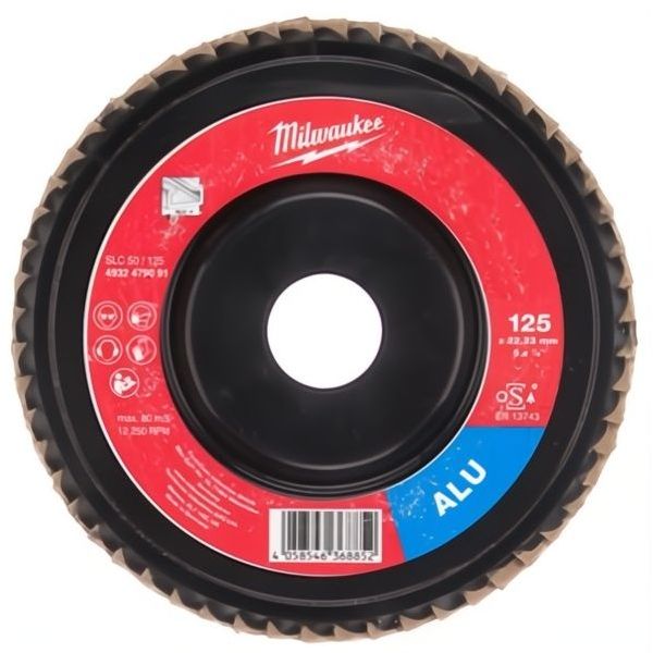 MILWAUKEE DISCO LAMELLARE PER ALLUMINIO SLC50 D.MM125X22