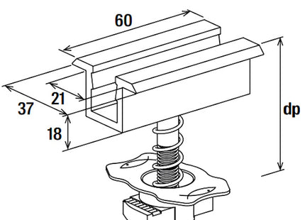 FISCHER SOLAR-FIX MORSETTO PMC PREASSEMBLATO CENTRALE