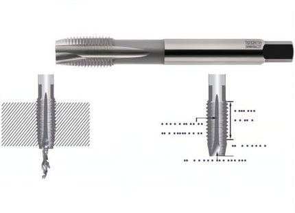 WSG MASCHIO MACCHINA 6024 HSS-E PER FORI PASSANTI