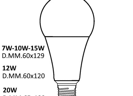 CENTURY LAMPADINA LED ARIA PLUS A GOCCIA 230V E27 IP20