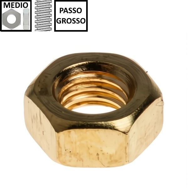 DADO ESAGONALE MEDIO PASSO GROSSO OTTONE UNI 5588