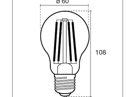 CENTURY LAMPADINA LED INCANTO WHITE GOCCIA 230V  E27 2700K