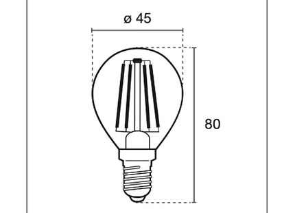 CENTURY LAMPADINA LED INCANTO MINI GLOBO 230V E14 IP20