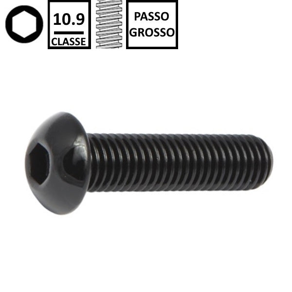VITE TBEI CLASSE 10.9 GREZZA ISO 7380-1