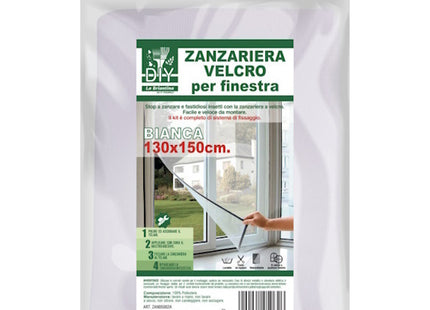 LA BRIANTINA ZANZARIERA A VELCRO PER FINESTRA CM130X150
