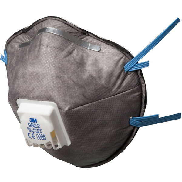 3M RESPIRATORE MONOUSO 9922 CLASSE FFP2 CON VALVOLA CONF.DA PZ10