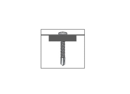 TECFI VITE AUTOPERFORANTE TC TX ZINCATA BIANCA ART. RK01