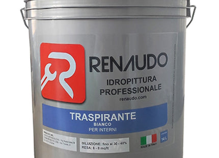 RENAUDO IDROPITTURA TRASPIRANTE ANTIMUFFA PER INTERNI BIANCO