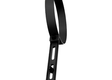 APROS REGGITUBO PER TUBI STUFE IN ACCIAIO VERNICIATO NERO