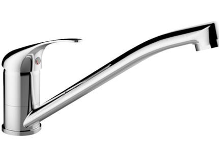 IDRO-BRIC RUBINETTO MISCELATORE LAVELLO BOCCA GIREVOLE SERIE EVA CROMATO