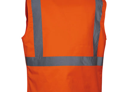 COFRA GILET ALTA VISIBILITA' SEKI COLORE ARANCIO FLUO