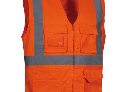 COFRA GILET ALTA VISIBILITA' SEKI COLORE ARANCIO FLUO