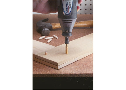 DREMEL ART.   636 SET DA 4 PUNTE RIVESTITE IN TITANIO PER FORATURA LEGNO