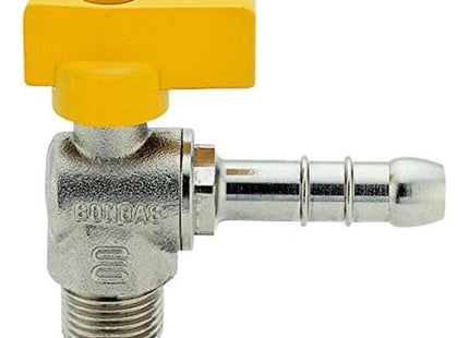 IDRO-BRIC RUBINETTO MASCHIO A SQUADRA PER GAS METANO DA 1/2"