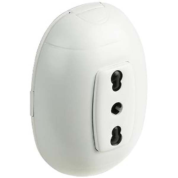 BTICINO OVAL PRESA BIPASSO 2P+T 10/16A BIANCO*