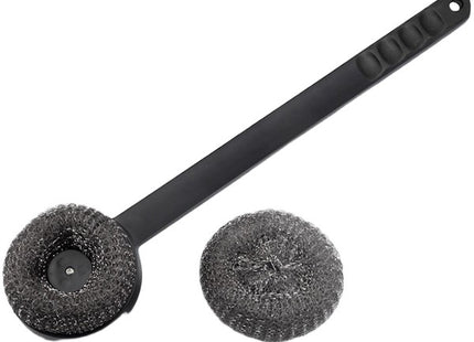 OMPAGRILL SPAZZOLA PER PULIZIA BARBECUE CON SPUGNA