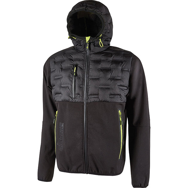 U-POWER GIACCA TECNICA SPOCK COLORE BLACK CARBON