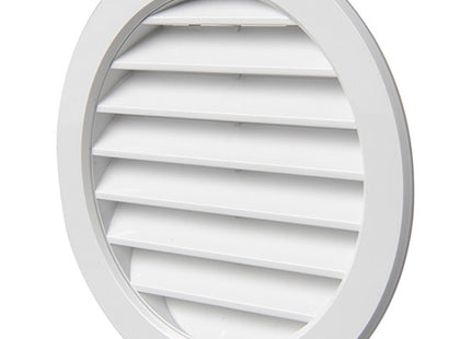 LA VENTILAZIONE GRIGLIA IN ABS TONDA DA INCASSO CON RETE COLORE BIANCO