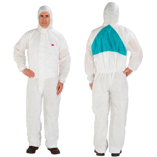 3M TUTA DI PROTEZIONE MONOUSO 4520 BIANCA CAT.III TIPO 5/6 TG.L
