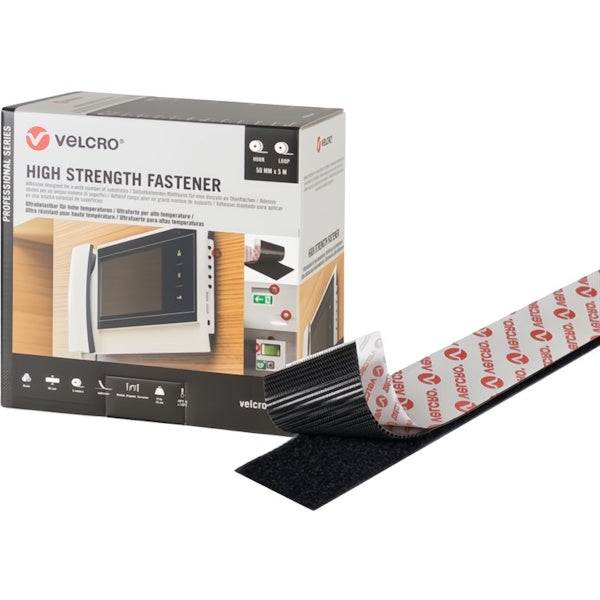 VELCRO SISTEMA DI FISSAGGIO ADESIVO HIGHT STRENGHT FASTENER MM50X5MT