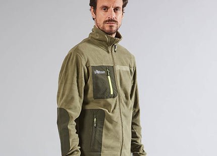 U-POWER FELPA IN PILE CON ZIP VENUS COLORE BURNT OLIVE
