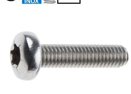 VITE TC TORX IN ACCIAIO INOX A2 UNI 7687