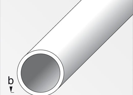 ALFER TUBO TONDO ALLUMINIO ANODIZZATO ARGENTO MT.2