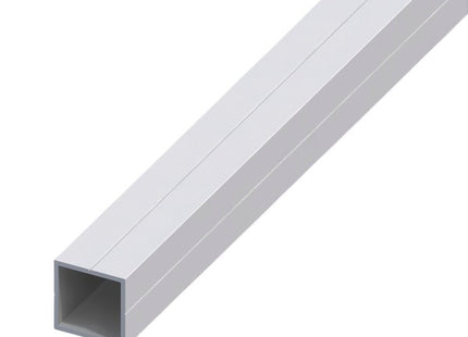 ALFER TUBO QUADRATO ALLUMINIO ANODIZZATO ARGENTO MM23,5X1,5 MT1