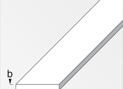 ALFER BARRA PIATTA ACCIAIO LAMINATO A CALDO MT.1