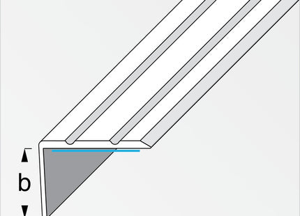 ALFER PROFILO DI CHIUSURA PER ANGOLI ALLUMINIO ARGENTO MM25X8 MT1