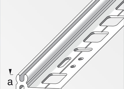 ALFER PROFILO DI SUPPORTO PVC BIANCO MM 8,5X30 MT2