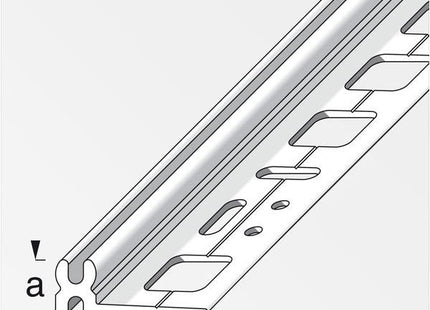 ALFER PROFILO DI SUPPORTO PVC GRIGIO MM13,5X30 MT2