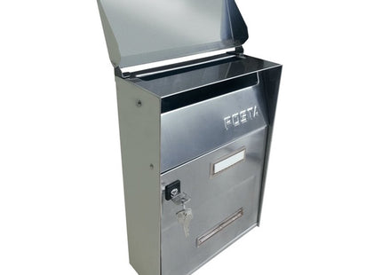 ALUBOX CASSETTA POSTALE MOD. EFFE T EVO INOX