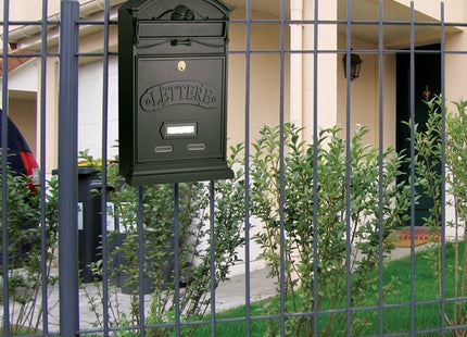 ALUBOX CASSETTA POSTALE MOD. LETTERE COLORE GRIGIO