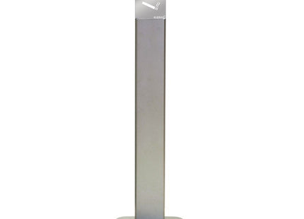 ALUBOX POSACENERE AUTOPORTANTE A COLONNA DA ESTERNO RAL9006