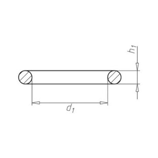 ANELLO O-RINGS STANDARD EPDM 70 SH RIF. 6162 D.MM 40,65X 5,34