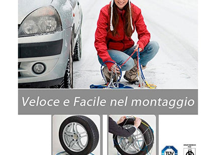 AREF CATENE DA NEVE PER AUTOVETTURE MOD. LAPPON 9