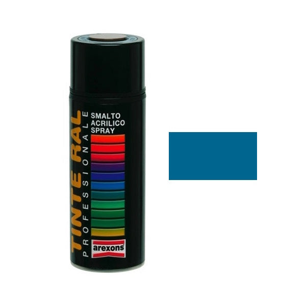 AREXONS SMALTO ACRILICO AZZURRO LUCIDO RAL 5010 SPRAY ML400