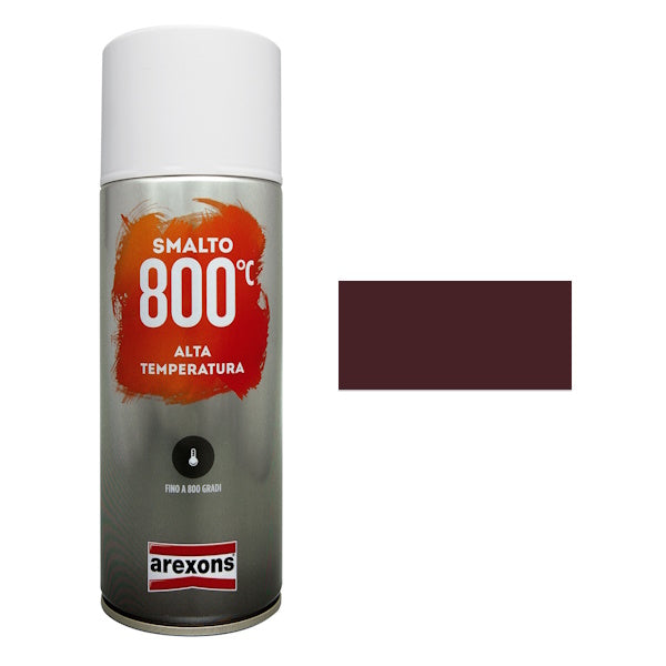 AREXONS SMALTO ACRILICO ALTA TEMPERATURA 800° MARRONE SPRAY ML400
