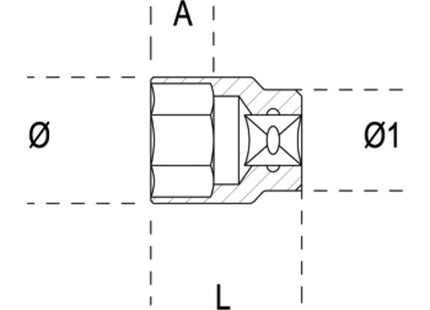 BETA   910B CHIAVE A BUSSOLA A MANO 3/8" POLIGONALE