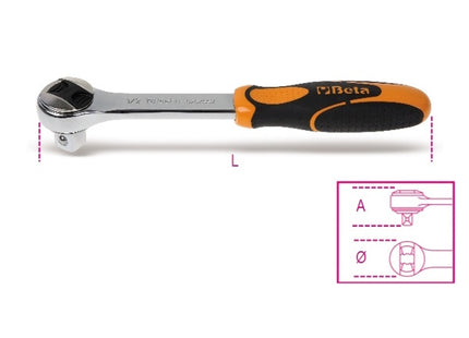 BETA   920/55X CRICCHETTO REVERSIBILE 72 DENTI 1/2"*